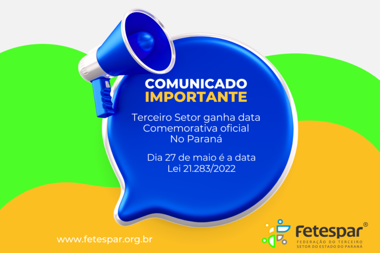 Terceiro Setor ganha data comemorativa oficial no Paraná